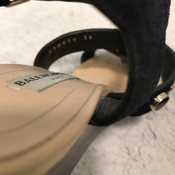 Authentic Balenciaga studded wedge Sandals - Picture 10 of 14